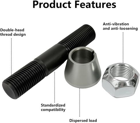 9/16 مسمار وغسالة مخروطية لـ DANA 44 متوافقة مع Jeep ، Ford ، Dodge ، Arm Arm Install Kit-3 Packs in Saudi Arabia