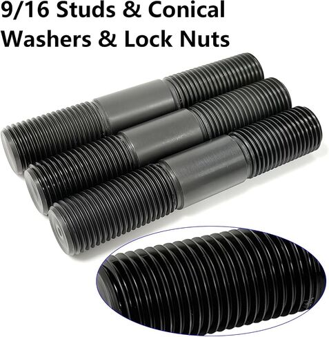 9/16 مسمار وغسالة مخروطية لـ DANA 44 متوافقة مع Jeep ، Ford ، Dodge ، Arm Arm Install Kit-3 Packs in Saudi Arabia