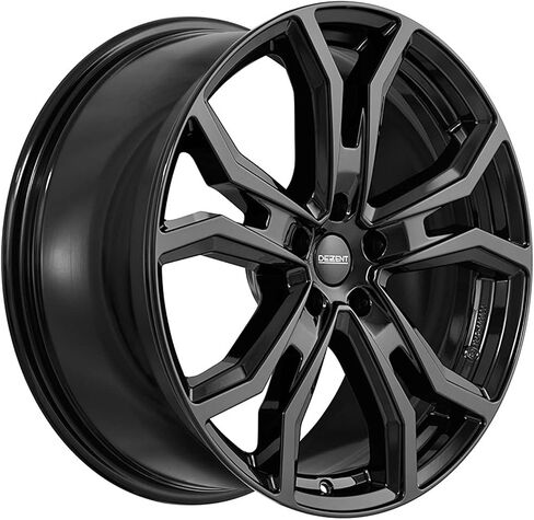 4x Dezent Alloy Rims TV Black 8.0JX20 ET50 5x108 متوافق مع Jaguar I-Pace in Saudi Arabia