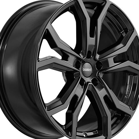 4x Dezent Alloy Rims TV Black 8.0JX20 ET50 5x108 متوافق مع Jaguar I-Pace in Saudi Arabia