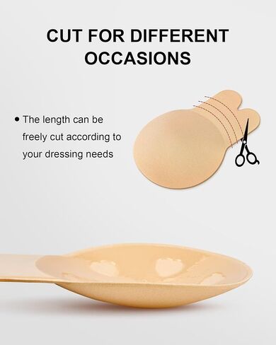 Sticky Bra Push Up 2 Pairs,Adhesive Bras Strapless Backless Bra for Women with Pasties in Kuwait