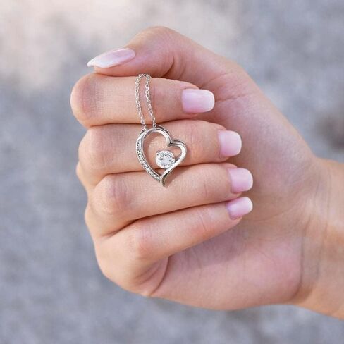 Gift for Precious Daughter Always Keep Me in Your Heart Love Dad Heart Necklace in Saudi Arabia