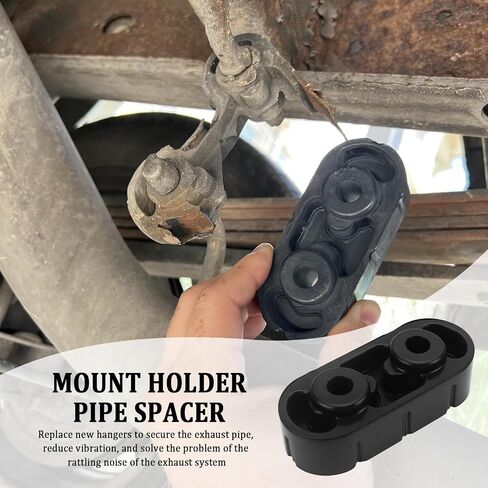 2PCS Rubber Exhaust Hangers,Muffler Hanger Compatible with GMC,Cadillac,Chevrolet Replacement OEM#25956663,15740212,Exhaust Hanger Rubber for Vibration & Noise Reduction in Saudi Arabia