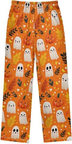 Dussdil Pajama Pants Long Sleep PJ Pant Pajama Bottoms Elastic Waist Lounge Pants with 2 Pockets 6-8 y in Saudi Arabia