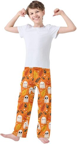 Dussdil Pajama Pants Long Sleep PJ Pant Pajama Bottoms Elastic Waist Lounge Pants with 2 Pockets 6-8 y in Saudi Arabia