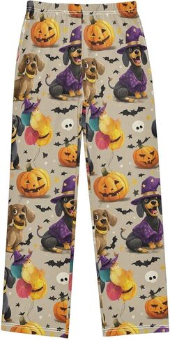 Dussdil Pajama Pants Long Sleep PJ Pant Pajama Bottoms Elastic Waist Lounge Pants with 2 Pockets 6-8 y in Saudi Arabia