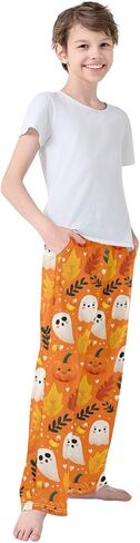 Dussdil Pajama Pants Long Sleep PJ Pant Pajama Bottoms Elastic Waist Lounge Pants with 2 Pockets 6-8 y in Saudi Arabia