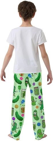 BGXW Pajama Pants Long Sleep Pants Soft Lounge PJ القيعان مع 2 جيوب 6-14 سنة in Kuwait