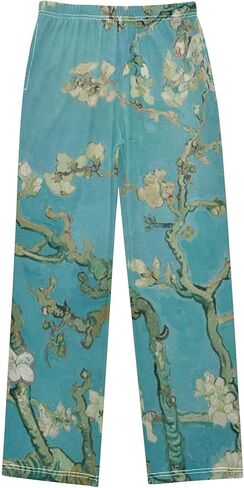 BGXW Pajama Pants Long Sleep Pants Soft Lounge PJ القيعان مع 2 جيوب 6-14 سنة in Kuwait