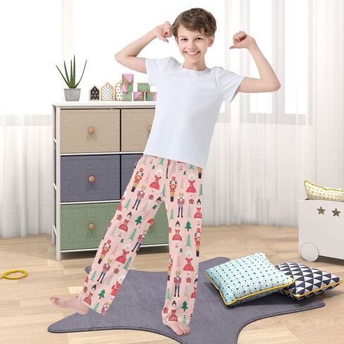 Vigtro Pajama Pants Long Sleep Sleep Super Soft Lounge Pants مع 2 جيوب حجم 6-14 سنة in Kuwait