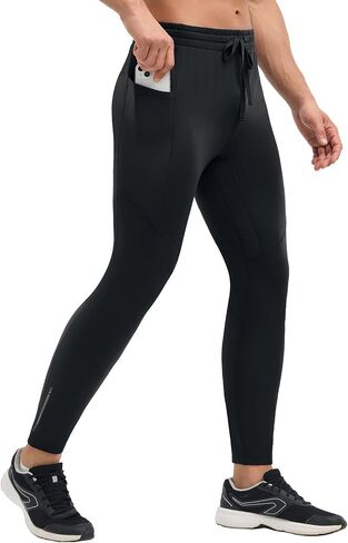 baleaf Men's Fleece Lined Running Tights Thermal Leggings Cold Weather Compression Pants Cycling Hiking Workout in Saudi Arabia