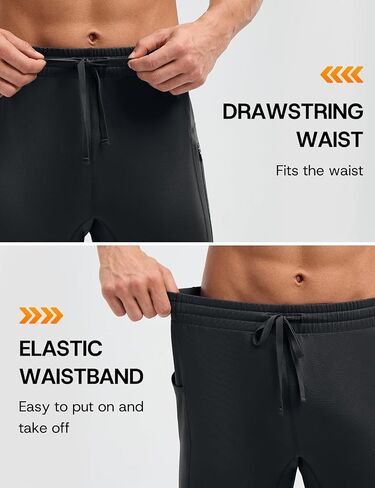 baleaf Men's Fleece Lined Running Tights Thermal Leggings Cold Weather Compression Pants Cycling Hiking Workout in Saudi Arabia
