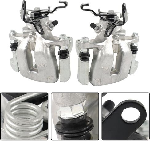 LABLT 2Pcs Brake Calipers Rear Left and Right with Bracket Replacement for A3/Quattro VW Golf GTI Jetta Rabbit 19-B2976 19-B2977 in Saudi Arabia