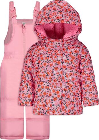 Carter's girls Heavyweight 2-piece Skisuit Snowsuit, Light Pink, 6X US in Saudi Arabia