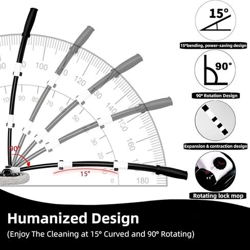 فرشاة غسيل سيارة منحنية 15 درجة بمقبض طويل 43 بوصة، ممسحة تنظيف من الألياف الدقيقة للشاحنة RV، ممسحة تنظيف ذات عجلات سيارات الدفع الرباعي، تفاصيل داخلية خارجية 2 في 1، منفضة غسيل السيارات لا تؤذي الطلاء، خالية من الخدوش in Kuwait