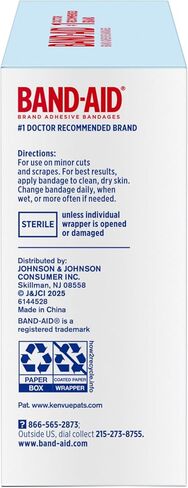 BAND-AID Brand Flexible Fabric Adhesive Tie-Dye Bandages, Fun Bandages Wound Care & Protection of Minor Cuts & Burns, Quilt-Aid Technology to Cushion Painful Wounds, Assorted Sizes, 100 ct in Saudi Arabia