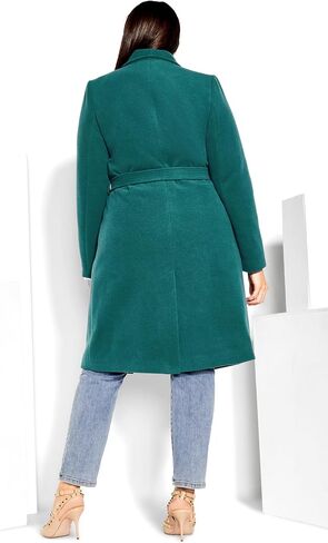 City Chic Women's Plus Size Coat - Sassy Military in Saudi Arabia