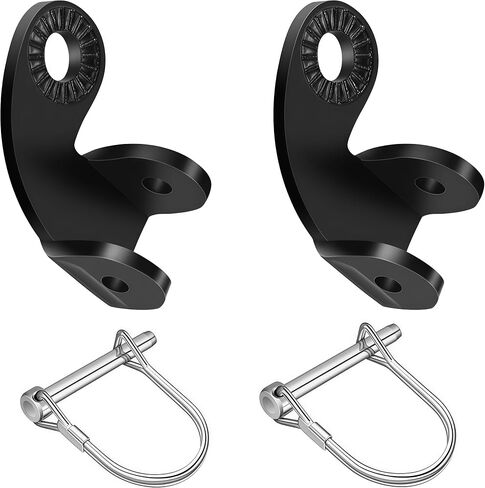 2Pcs Burley Bike Hitch Bicycle Cargo Trailer Hitch Coupler Attachment Adapter Angled Replacement Connector Bike Cargo Coupler for Kid/Pet/Dog in Saudi Arabia