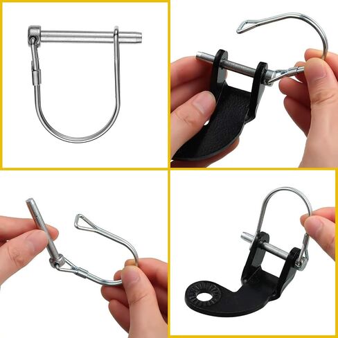 2Pcs Burley Bike Hitch Bicycle Cargo Trailer Hitch Coupler Attachment Adapter Angled Replacement Connector Bike Cargo Coupler for Kid/Pet/Dog in Saudi Arabia