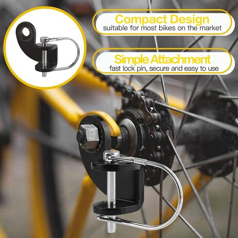 2Pcs Burley Bike Hitch Bicycle Cargo Trailer Hitch Coupler Attachment Adapter Angled Replacement Connector Bike Cargo Coupler for Kid/Pet/Dog in Saudi Arabia