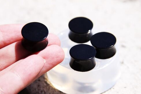 2 pair-4pc Size 19 mm,20 mm Multi Tunnel Ear Plug Piercing Mold. (V-04)Free USA Shipping! in Saudi Arabia