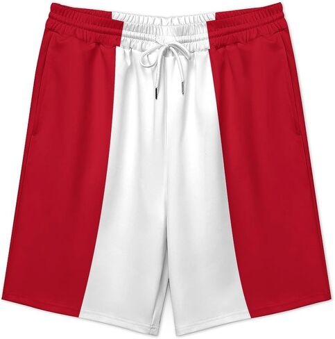 Fattyeery Men's Swim Trunk Saint Vincent and The Grenadines Flag Soft Short Sweatpants for Swimwear Bathing Suits Swim Shorts in Saudi Arabia