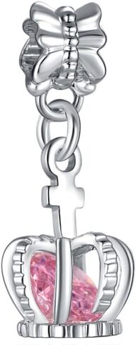 9 Pack Plated Silver Spacer Beads Charms fit Bracelet Dangle Set in Kuwait