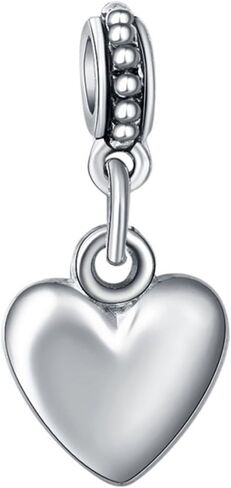 9 Pack Plated Silver Spacer Beads Charms fit Bracelet Dangle Set in Kuwait