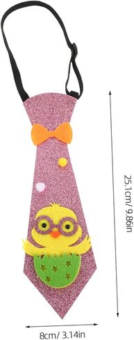 BESTYASH Children Adjustable Easter Necktie For Parties And Gatherings Children Costume Necktie Kid Festival in Kuwait