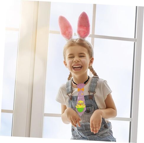 BESTYASH Children Adjustable Easter Necktie For Parties And Gatherings Children Costume Necktie Kid Festival in Kuwait