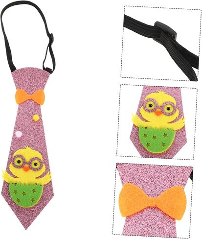 BESTYASH Children Adjustable Easter Necktie For Parties And Gatherings Children Costume Necktie Kid Festival in Kuwait