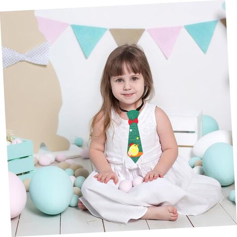 BESTYASH Children Adjustable Easter Necktie For Parties And Gatherings Children Costume Necktie Kid Festival in Kuwait