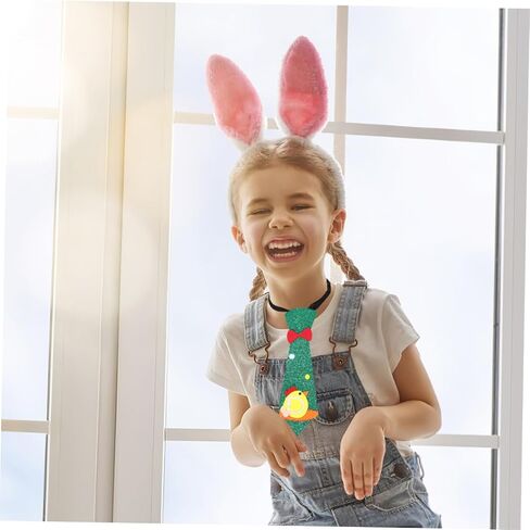 BESTYASH Children Adjustable Easter Necktie For Parties And Gatherings Children Costume Necktie Kid Festival in Kuwait