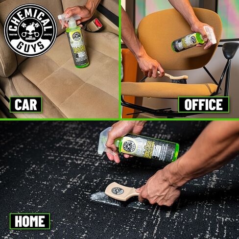 Chemical Guys Foaming Citrus Fabric Clean Carpet & Upholstery Cleaner, Ready to Use, Sprayable (for Carpets, Seats & Floor Mats), Safe for Cars, Home, Office, & More, 2-16 fl oz, Citrus Scent in Saudi Arabia