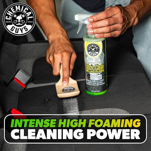 Chemical Guys Foaming Citrus Fabric Clean Carpet & Upholstery Cleaner, Ready to Use, Sprayable (for Carpets, Seats & Floor Mats), Safe for Cars, Home, Office, & More, 2-16 fl oz, Citrus Scent in Saudi Arabia