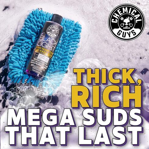 Chemical Guys Black Light Hybrid Radiant Finish Car Wash Soap and Superior Surface Cleanser 2 Pack (2 X 16 Fl. Oz.) - Gloss Enhancing pH Balanced Formula for Maximum Shine in Saudi Arabia