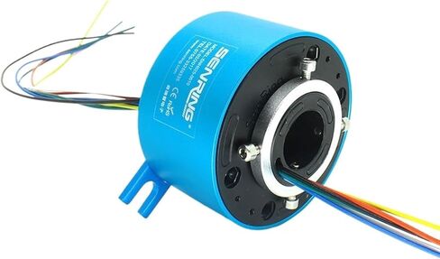 1PCS Through Hole Slip Ring 2/6/12 Channels 2A/5A/10A Current Slipring Hollow Rotate Connector Hole 8-50mm Conductive Rings(25X86mm 12CH 10A) in Saudi Arabia