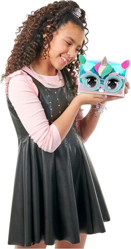 Purse Pets - Cheetah Fanny Pack - Interactive Companion Belt Bag - Interactive Animal with 30 Rainbow Reactions & Light Effects - 5 Songs to Discover - Toy for Children Ages 5+ in Kuwait