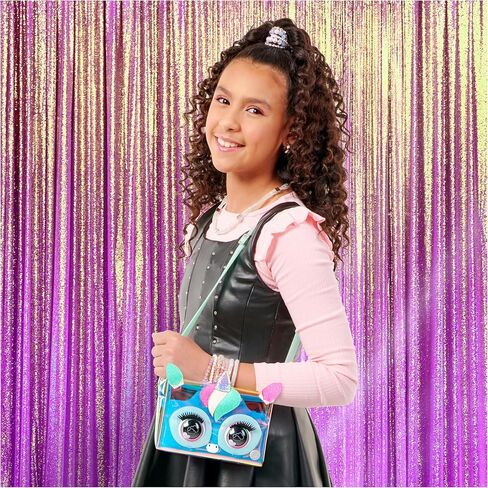 Purse Pets - Cheetah Fanny Pack - Interactive Companion Belt Bag - Interactive Animal with 30 Rainbow Reactions & Light Effects - 5 Songs to Discover - Toy for Children Ages 5+ in Kuwait