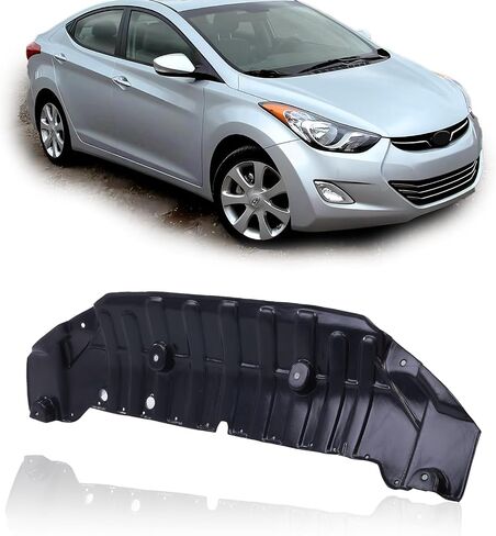 CarPartsDepot Front Engine Splash Shield Compatible with Hyundai 2011-2013 Elantra Engine Under Cover in Saudi Arabia