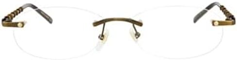 Gucci Round/Oval Pansical Frames Gold Gold Prapparent Eyewear الفاخرة المصنوعة في اليابان مصمم إطار معادن للأزياء للرفاهية اليومية in Saudi Arabia