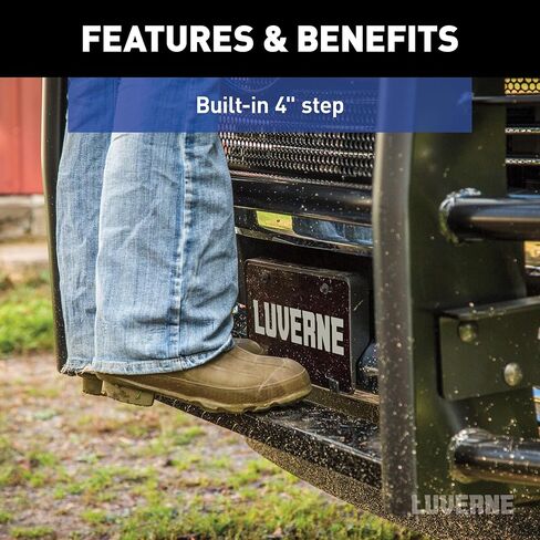 Luverne 321804 Prowler Max Black Steel Truck Grille Grille ، متوافق مع RAM 2500 ، 3500 ، 4500 ، 5500 in Kuwait