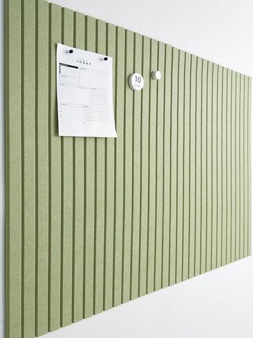 Large Cork Board for Office Black Felt Board Alternative - Slat Wall Paneling, Felt Bulletin Board Tiles for Office Wall Decor, Push pin Board Wall Organizer for office-12-Pack (Ivory Tan) in Kuwait