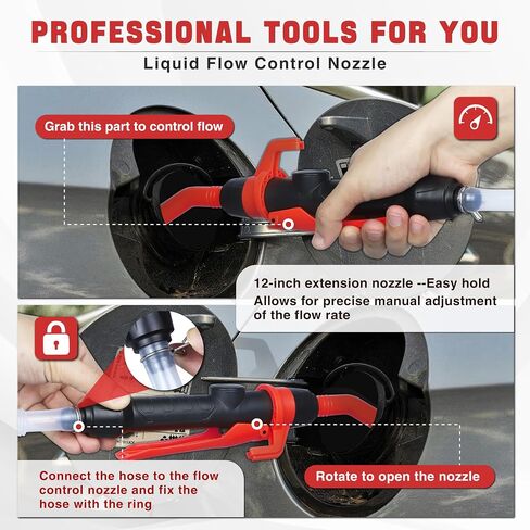 Portable Battery Operated Fuel Transfer Pump,Electric Siphon Pump for Gas,Water, Oil and Diesel Transfer in Kuwait