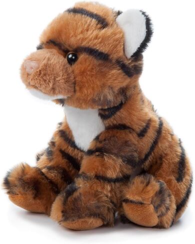 The Petting Zoo Tiger Stuffed Animal Plushie, Gifts for Kids, Wild Onez Babiez Zoo Animals, Orange Tiger Plush Toy, 6 inches in Saudi Arabia