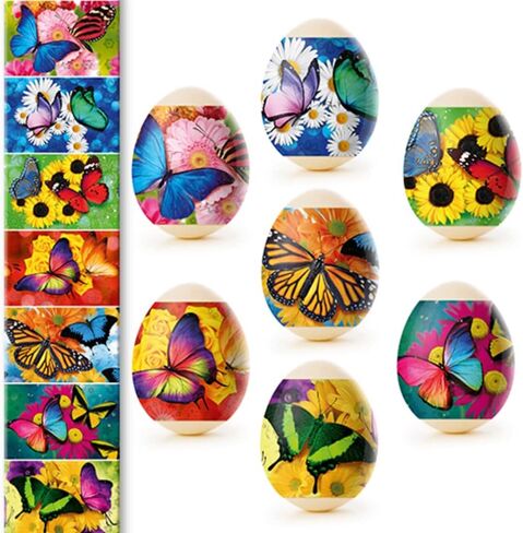 يلتف بيض عيد الفصح بالحرارة ويتقلص الأكمام الديكور Pysanka Pysanky Jungle in Kuwait