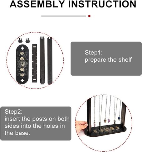 عرض البندول الخشب - حامل حامل الكريستال | موقف عرض المجوهرات | خشب الدوران البلورة | حامل تصميم رائع في غرفة المعيشة ، غرفة اليوغا ، تأمل رو (2) (ستارشيب) in Kuwait