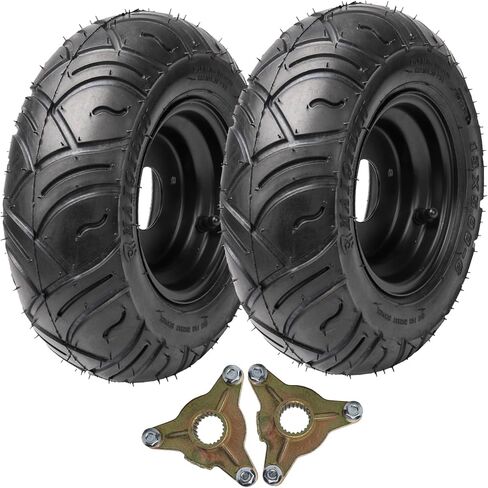 13x5.00-6 Tire and Wheel Go Kart 13x5-6 13x5x6 Tubeless Tire and Rim Assembly 3 Bolt with 23T Spline Rear Wheel Hubs for ATV UTV Go Kart Quad Golf Carts 4 Wheelers Buggy Lawn Mower Mini Bike in Kuwait