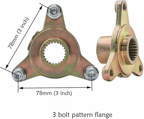13x5.00-6 Tire and Wheel Go Kart 13x5-6 13x5x6 Tubeless Tire and Rim Assembly 3 Bolt with 23T Spline Rear Wheel Hubs for ATV UTV Go Kart Quad Golf Carts 4 Wheelers Buggy Lawn Mower Mini Bike in Kuwait