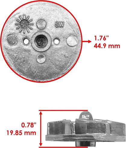 مكهش مضخة المياه Caltric مع رمح وحشية متوافق مع Polaris Ace 570 500 2016-2019 / Ranger 530 2023/570 2014-2023 / Sportsman 450 570 2014-2023 in Kuwait